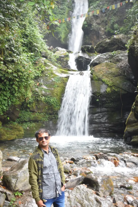 Kanchendzonga Waterfall in Pelling to Yuksom route