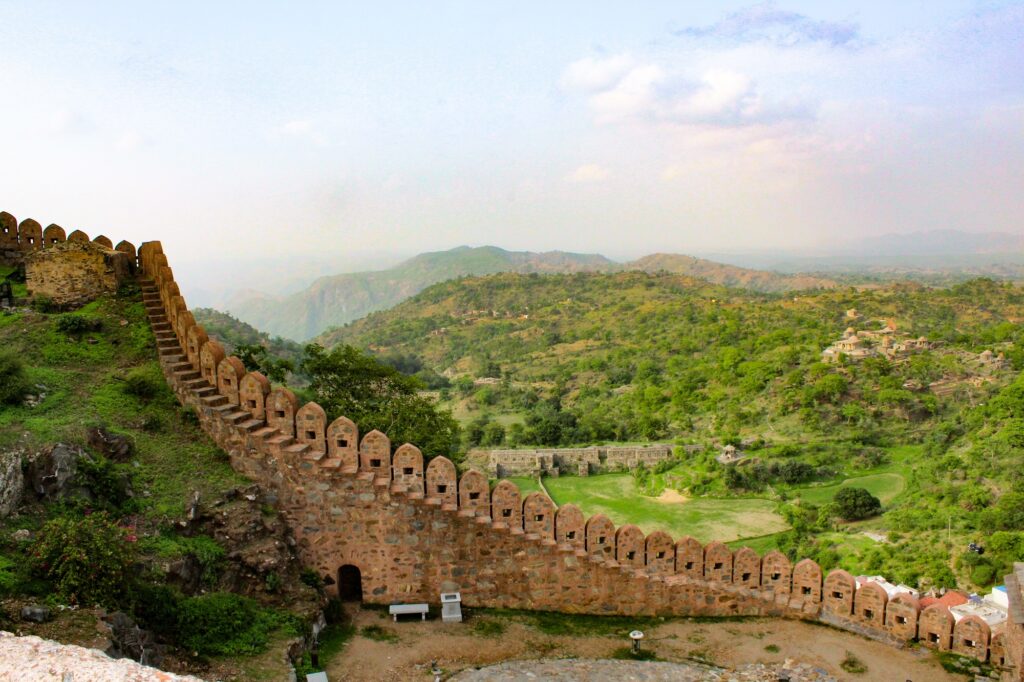View of the fort complex from Kumbhalgarh Fort