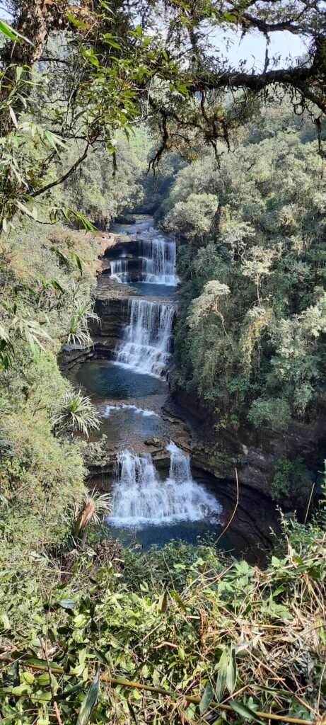 Wei sawdong waterfall, Cherrapunji sightseeing